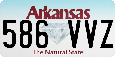 AR license plate 586VVZ