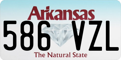 AR license plate 586VZL