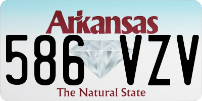 AR license plate 586VZV