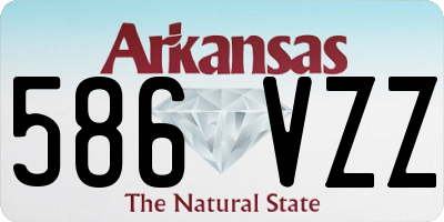 AR license plate 586VZZ