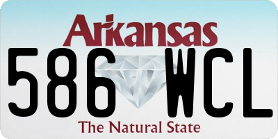 AR license plate 586WCL
