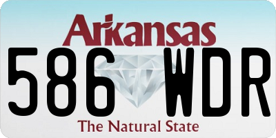 AR license plate 586WDR
