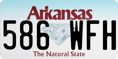 AR license plate 586WFH