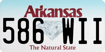 AR license plate 586WII