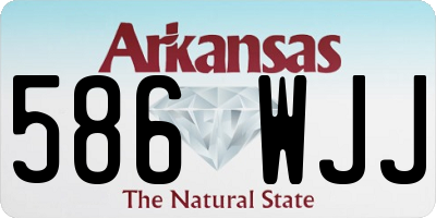 AR license plate 586WJJ