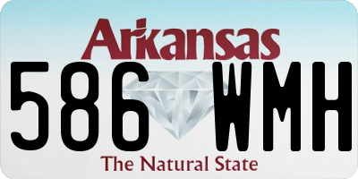 AR license plate 586WMH