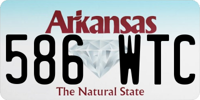 AR license plate 586WTC