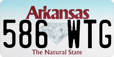 AR license plate 586WTG