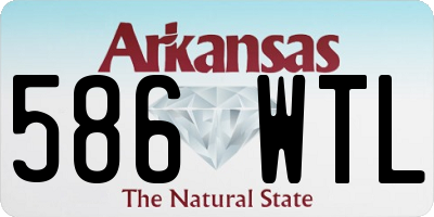 AR license plate 586WTL