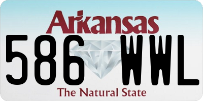 AR license plate 586WWL