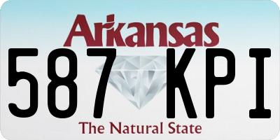 AR license plate 587KPI