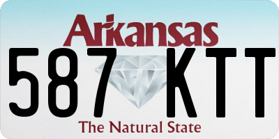 AR license plate 587KTT