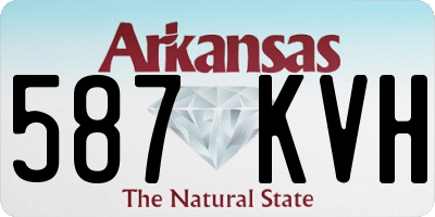 AR license plate 587KVH