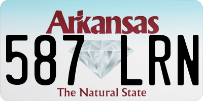 AR license plate 587LRN