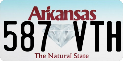 AR license plate 587VTH