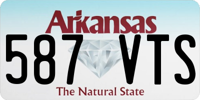 AR license plate 587VTS