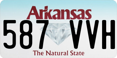 AR license plate 587VVH