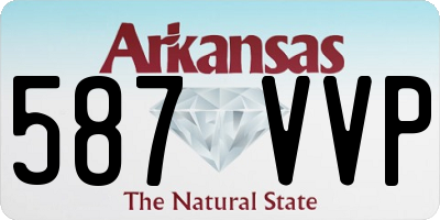 AR license plate 587VVP
