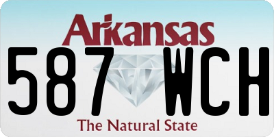 AR license plate 587WCH