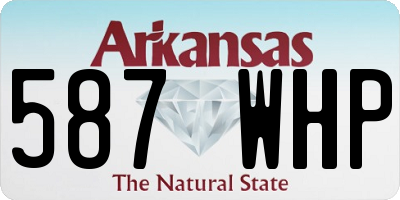 AR license plate 587WHP