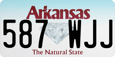 AR license plate 587WJJ