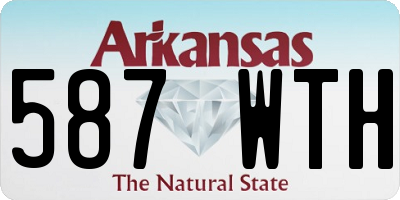 AR license plate 587WTH