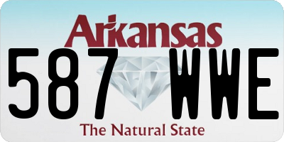 AR license plate 587WWE