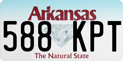 AR license plate 588KPT