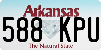 AR license plate 588KPU