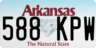 AR license plate 588KPW