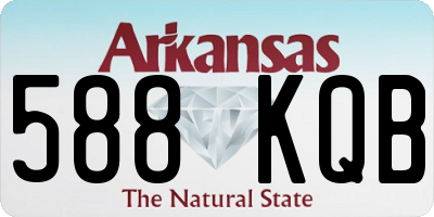 AR license plate 588KQB