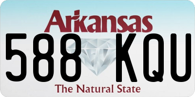 AR license plate 588KQU