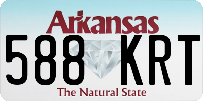 AR license plate 588KRT