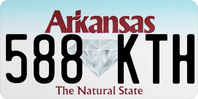 AR license plate 588KTH