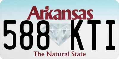 AR license plate 588KTI
