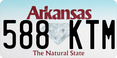 AR license plate 588KTM