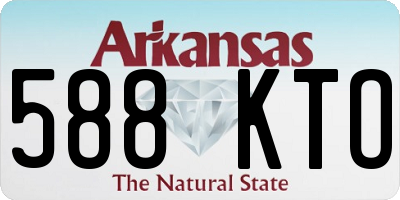 AR license plate 588KTO