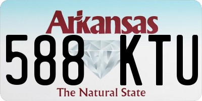 AR license plate 588KTU