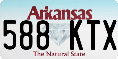 AR license plate 588KTX