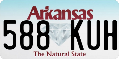 AR license plate 588KUH