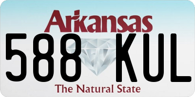 AR license plate 588KUL