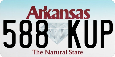 AR license plate 588KUP