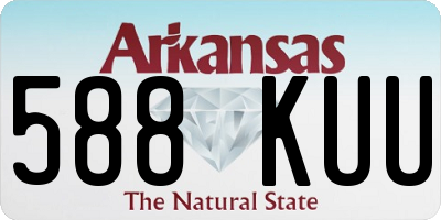 AR license plate 588KUU