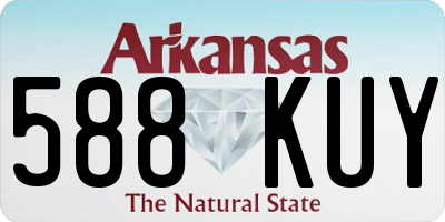 AR license plate 588KUY