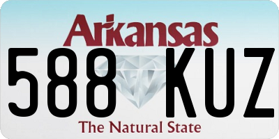 AR license plate 588KUZ