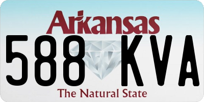 AR license plate 588KVA