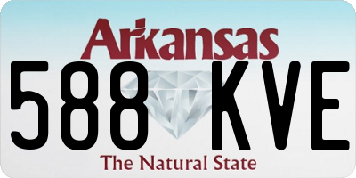 AR license plate 588KVE