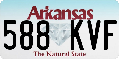AR license plate 588KVF