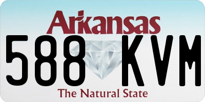 AR license plate 588KVM