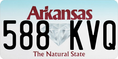 AR license plate 588KVQ